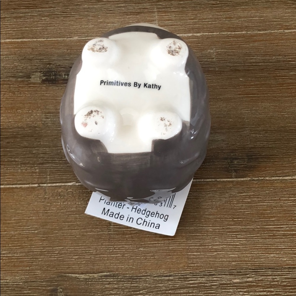 Mini planter HEDGEHOG NEW gift to hold stuff - Picture 3 of 5
